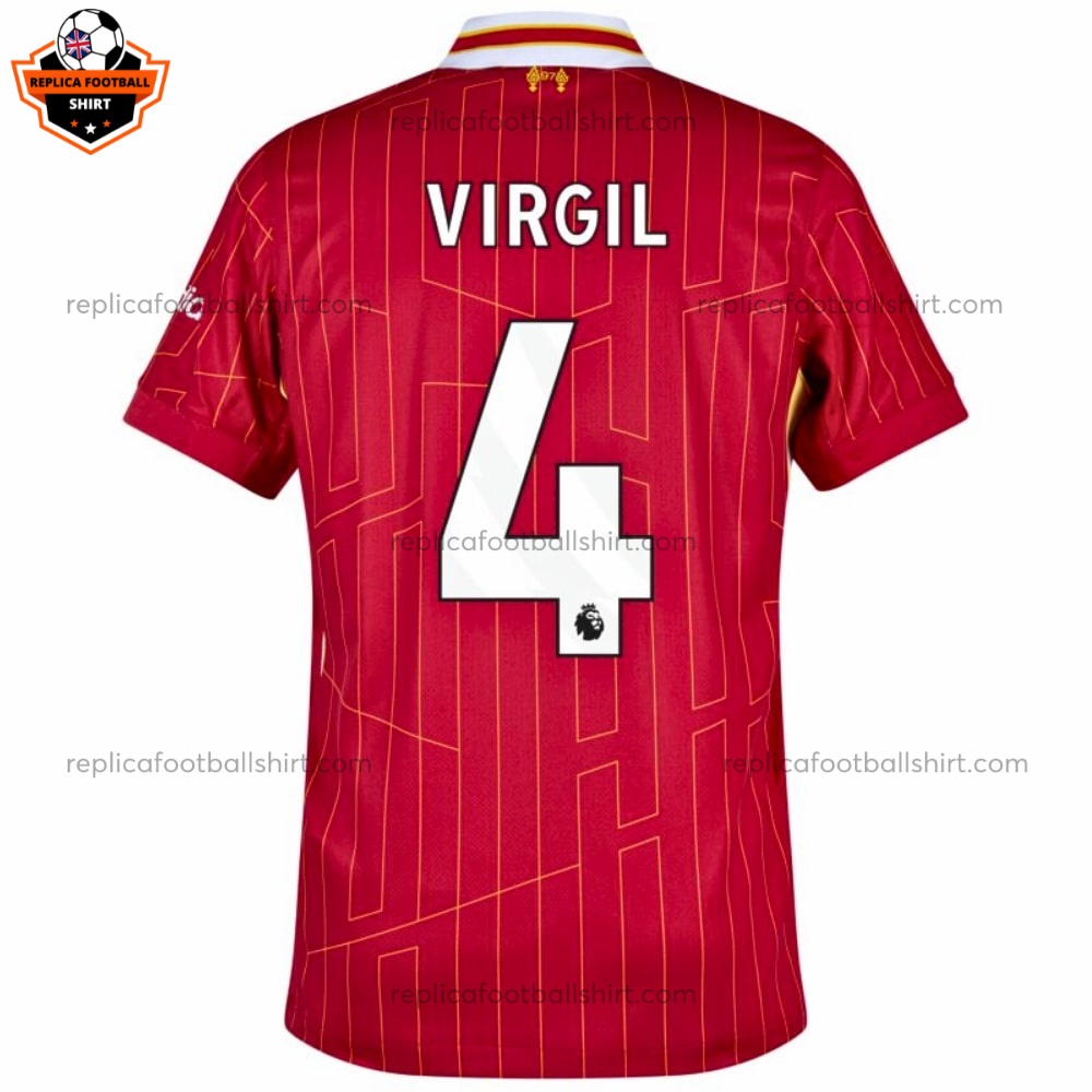 Liverpool VIRGIL 4 Home Men Football Shirt 24/25