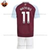 Aston Villa Home Kid Replica Kit 24/25 WATKINS 11 - Back View No Socks