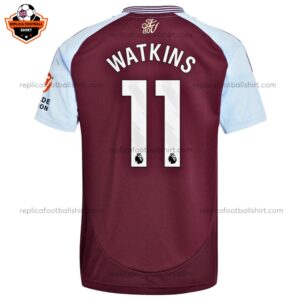 Aston Villa Home Replica Shirt 24/25 WATKINS 11 - Back View