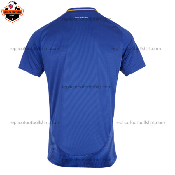 Leicester City Home Men Replica Football Shirt 2024/25 - Back View