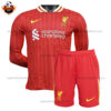 Liverpool Home Kids Replica Kit 24/25 Long Sleeve