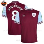 West Ham United WARD-PROWSE 8 Home Men Replica Football Shirt 2024/25