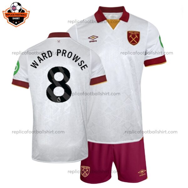 West Ham Ward-Prowse 8 Third Kid Replica Kit 24/25 - front