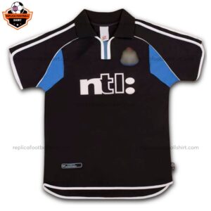 Retro Newcastle Away Men Replica Football Shirt 2001-02