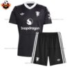 Manchester United Black Edition Kid Kit 24/25 - front