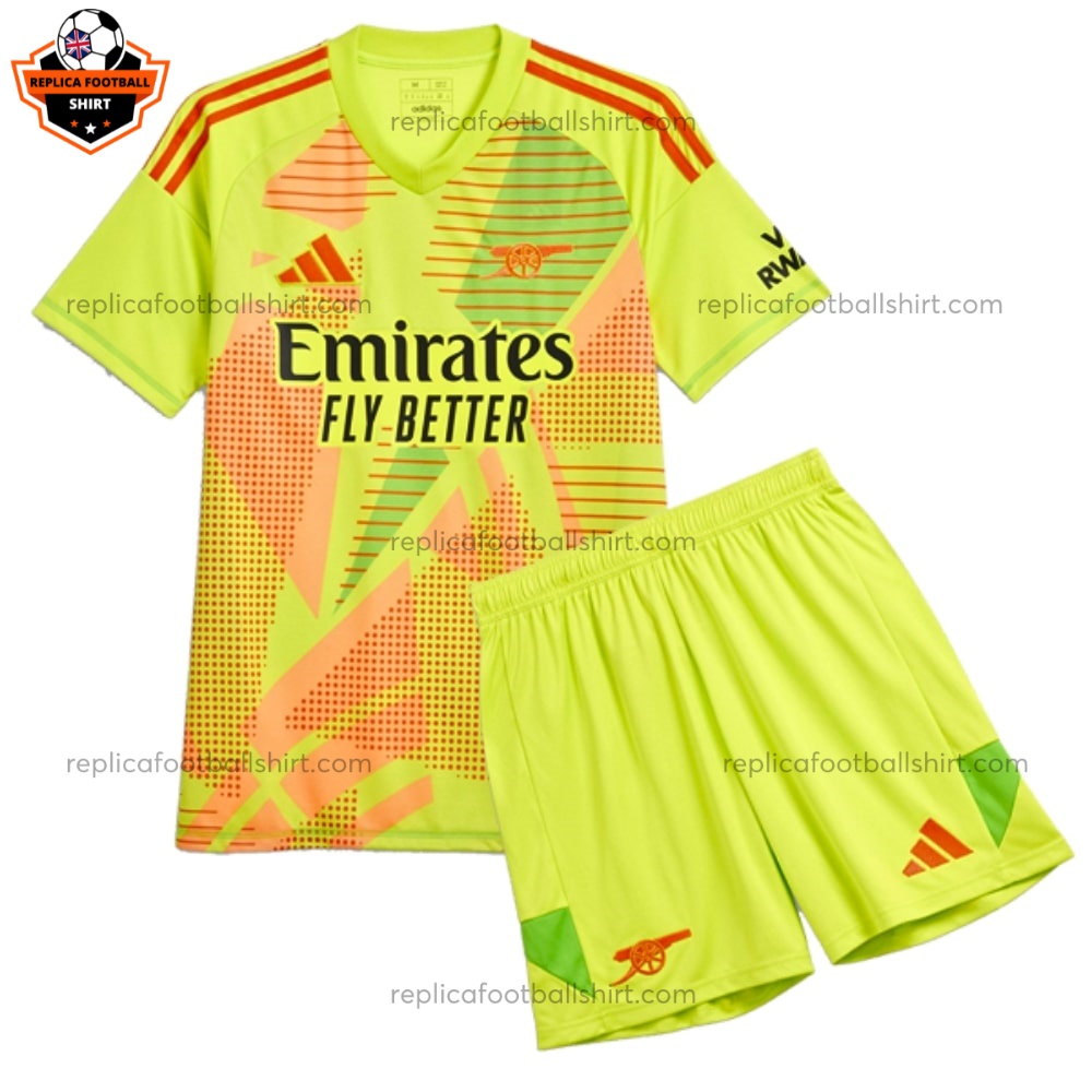 Arsenal Goalkeeper Kid Replica Kit 24/25