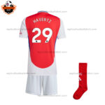 Arsenal Home Kid Replica Football Kit 2024/25 HAVERTZ 29 Printed