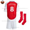 Arsenal Home Kid Replica Kit ODEGAARD 8 Printed