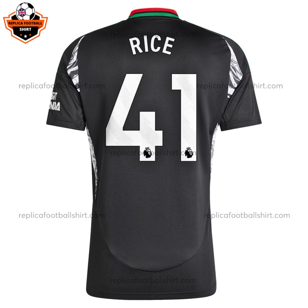 Arsenal Away Kid Replica Kit 24/25 RICE 41 Printed - Back View