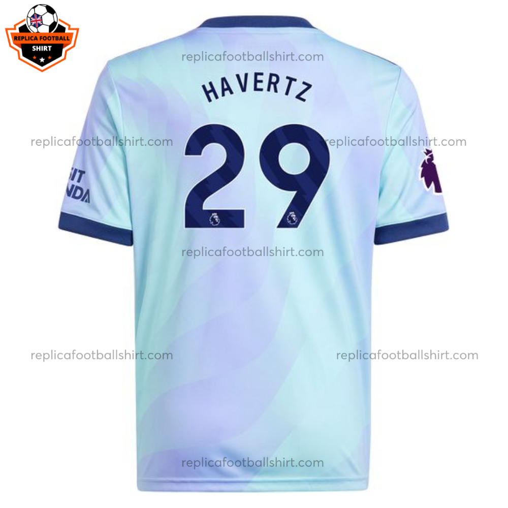 Arsenal Third Men Replica Shirt 2024 HAVERTZ 29 - Back View