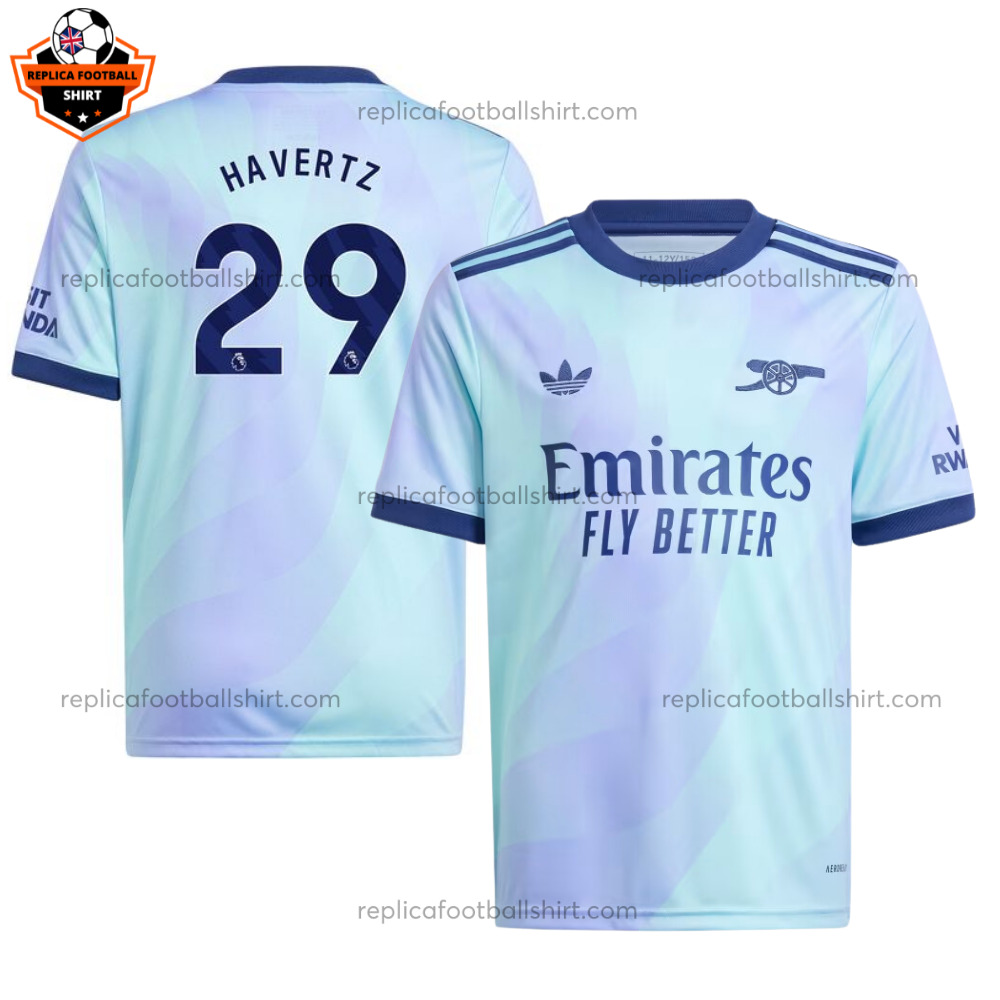 Arsenal Third Men Replica Shirt 2024 HAVERTZ 29 - Front View