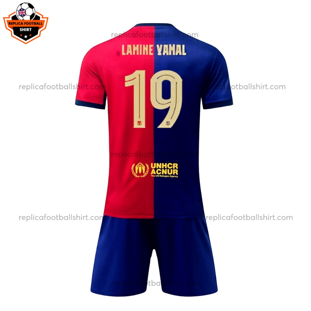 Barcelona LAMINE YAMAL 19 Home Replica Kit 2024/25