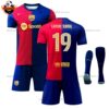 Barcelona LAMINE YAMAL 19 Home Replica Kit 2024/25