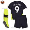 Man City Away Kids Replica Kit 24/25 Haaland 9