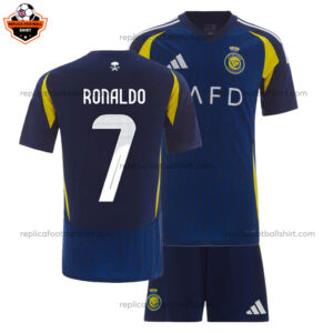 Al Nassr Away Kid Replica Kit 24/25 RONALDO 7