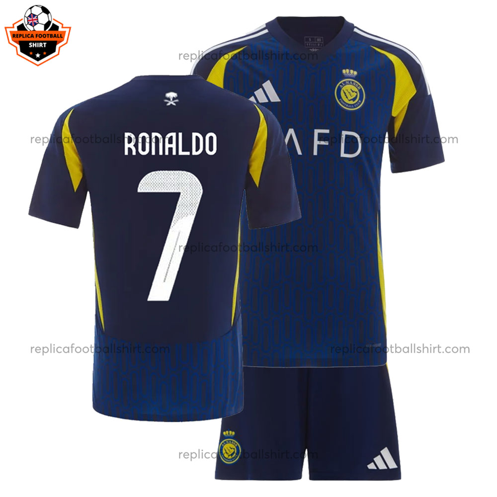 Al Nassr Away Kid Replica Kit 24/25 RONALDO 7