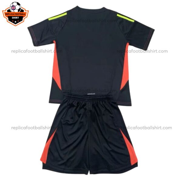 Real Madrid Black Goalkeeper Kid Kit 2024/25 - back