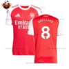 Arsenal Home Men Replica Football Shirt 2025/26 ØDEGAARD 8 Printed Full View