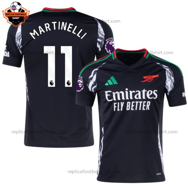 Arsenal Away Men Replica Shirt 2024 MARTINELLI 11