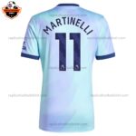 Arsenal Third Men Replica Football Shirt 2024/25 MARTINELLI 11 Printed