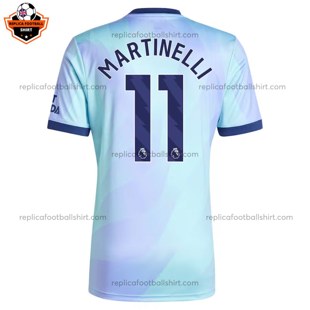 Arsenal Third Men Replica Shirt 2024 MARTINELLI 11 - Back View