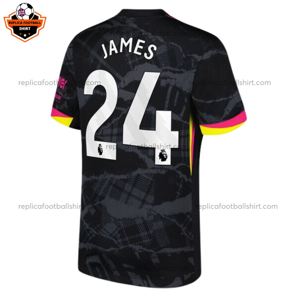 Chelsea Third Replica Shirt 24/25 JAMES 24 - Back View