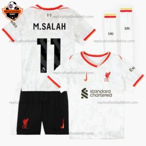 Liverpool M.Salah 11 Third Kids Replica Kit 24/25 - 1