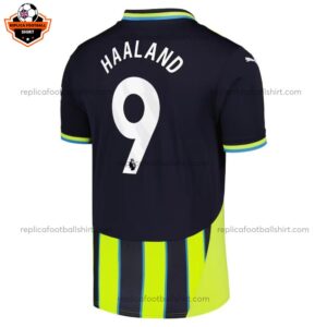 Man City Away Replica Shirt 24/25 Haaland 9 - Back View