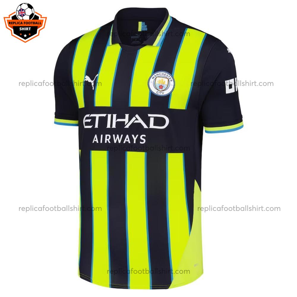 Man City Away Replica Shirt 24/25 Haaland 9 - Front View