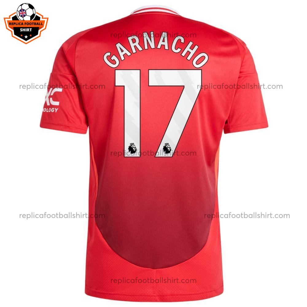 Man Utd Home Replica Shirt GARNACHO 17 Printed - back