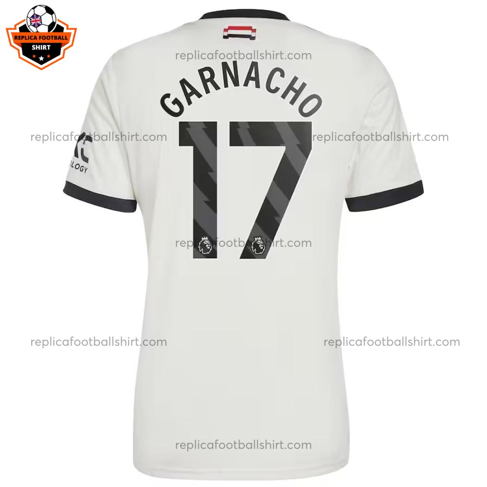 Man Utd Third Replica Shirt GARNACHO 17 Printed - back