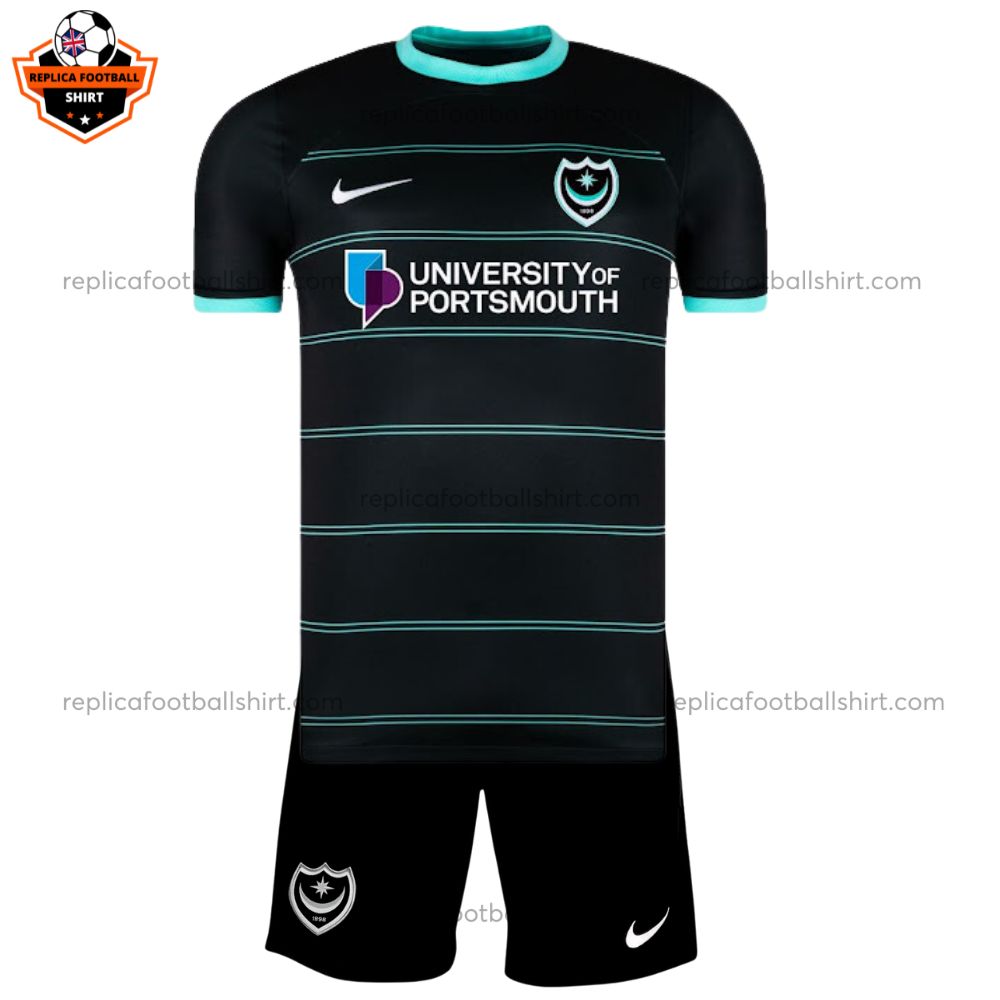 Portsmouth Away Kid Replica Kit 24/25