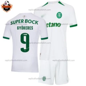 Sporting CP Away Kid Replica Football Kit 2024/25 GYÖKERES 9 Printed