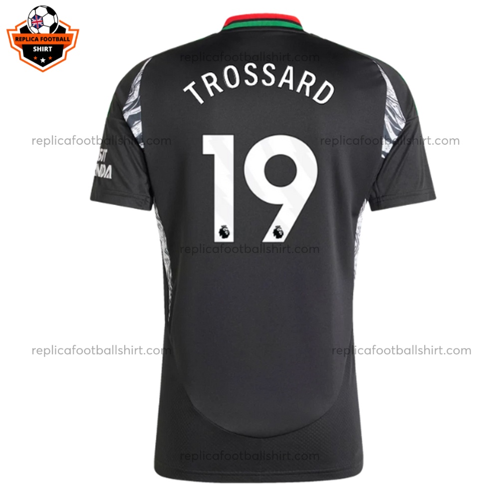 Arsenal Away Men Replica Shirt TROSSARD 19 - Back View