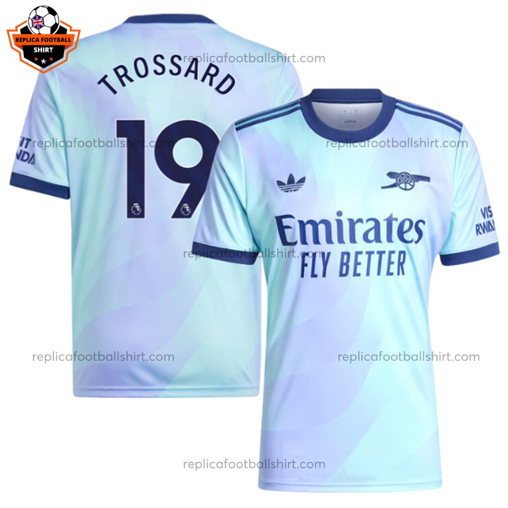 Arsenal Third Men Replica Shirt 2024 TROSSARD 19 - Front View