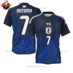 Japan Home Y-3 Men Replica Football Shirt 2024 MITOMA 7 Printed
