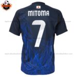 Japan Home Y-3 Men Replica Football Shirt 2024 MITOMA 7 Printed