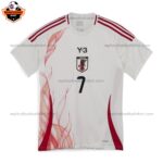 Japan Away Y-3 Men Replica Football Shirt 2024 MITOMA 7 Printed