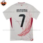 Japan Away Y-3 Men Replica Football Shirt 2024 MITOMA 7 Printed