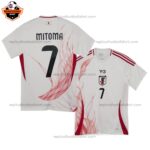 Japan Away Y-3 Men Replica Football Shirt 2024 MITOMA 7 Printed