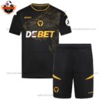Wolves Away Kid Replica Football Kit 2024/25