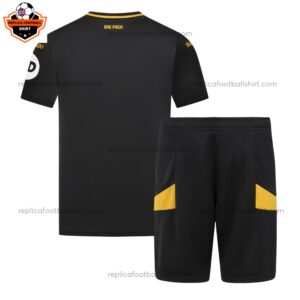 Wolves Away Kid Replica Kit 2024/25 - back