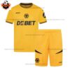 Wolves Home Kid Replica Kit 2024/25 - front