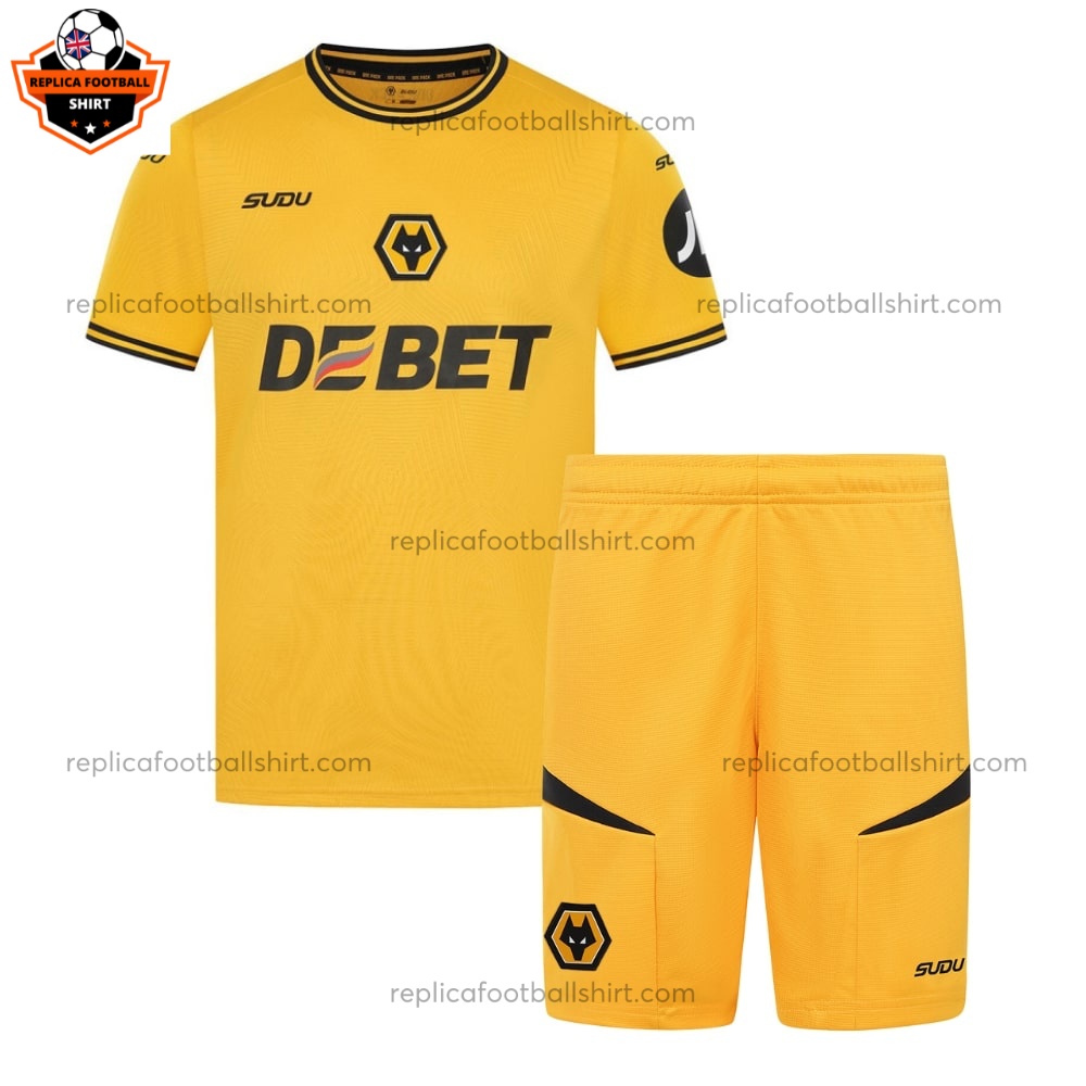 Wolves Home Kid Replica Kit 2024/25