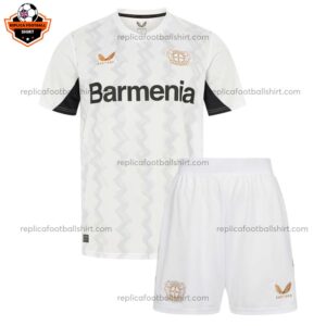 Bayern Leverkusen Away Kid Replica Football Kit 2024-25