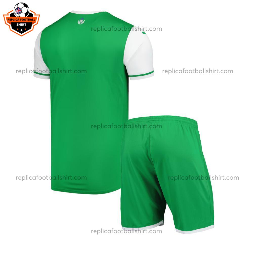 Hibernian Home Kids Replica Football Kit 2024/25 - back