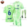 Barcelona GAVI 6 Third Kid Replica Football Kit 2024/25 Printed Full View