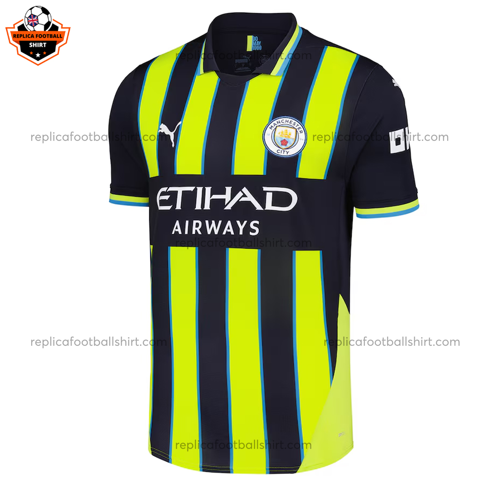 Manchester City Away Men Replica Football Shirt 2024/25 - Front View