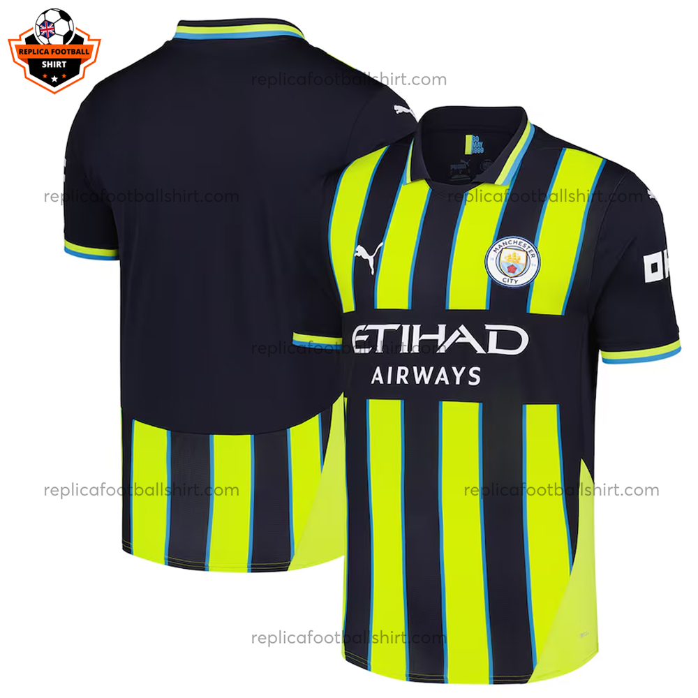 Manchester City Away Men Replica Football Shirt 2024/25 - Overview