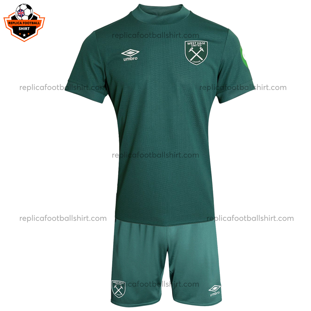 West Ham United Goalkeeper Kid Replica Football Kit 2024/25 - front